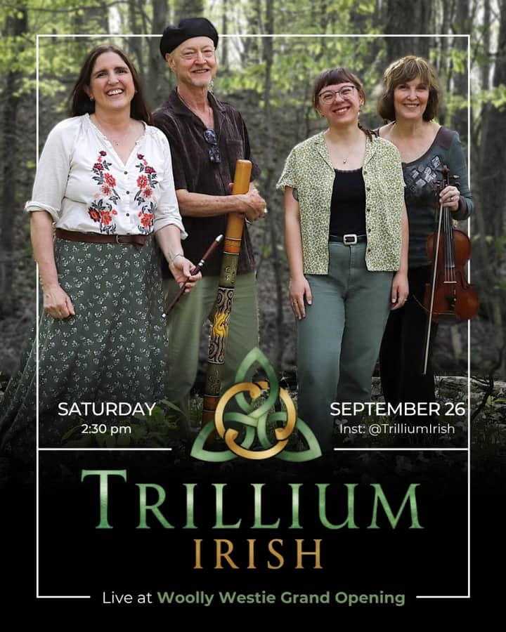 Trillium Irish Band at The Woolly Westie