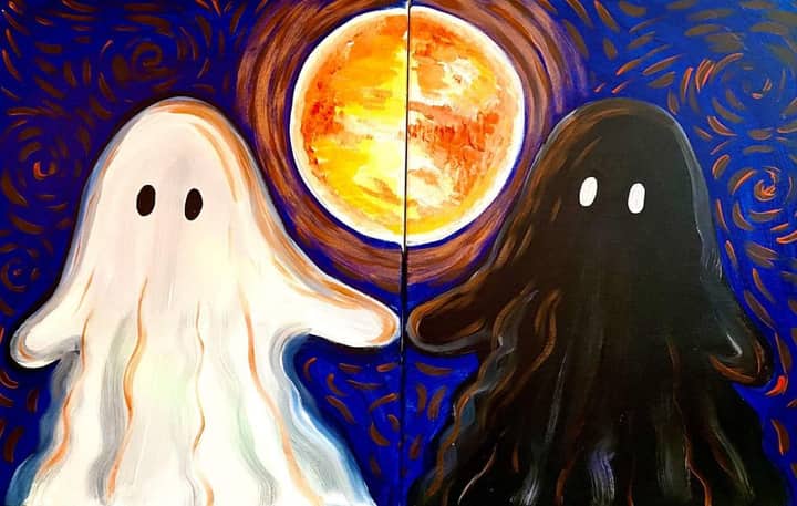 Paint and Sip: Midnight with My Boo