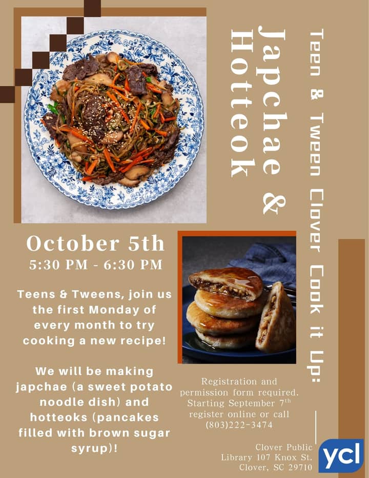 Teen & Tween Clover Cook it Up: Japchae & Hotteok